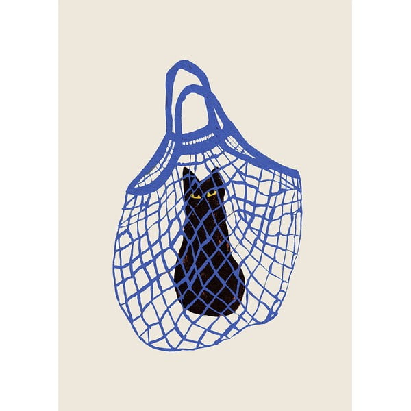 Plakat 30×40 cm The Cat’s In The Bag – The Poster Club