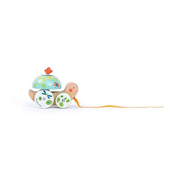 Nööriga mänguasi Turtle - Moulin Roty-image-3