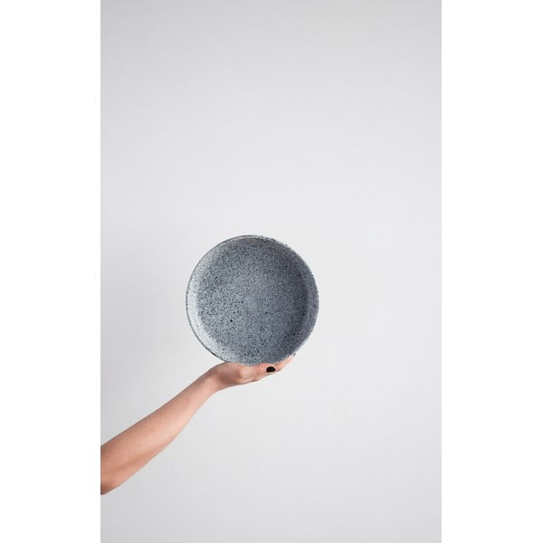 Valge-must kivitoorainest kauss , ø 23,5 cm Mess - ÅOOMI-image-1