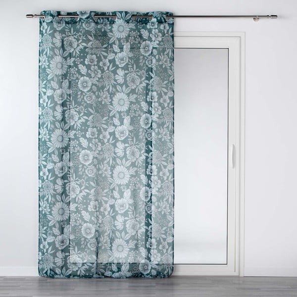 Petrooleumi värvi voile kardin 140x280 cm Milady - douceur d'intérieur