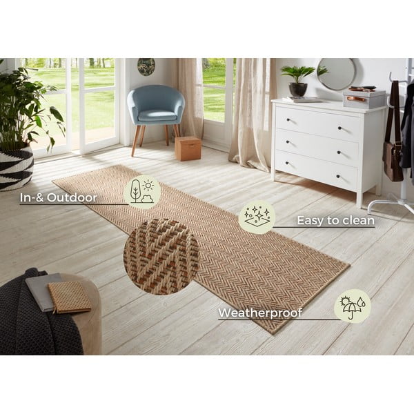 Pruun vaip 500, 80 x 150 cm Nature - BT Carpet-image-3