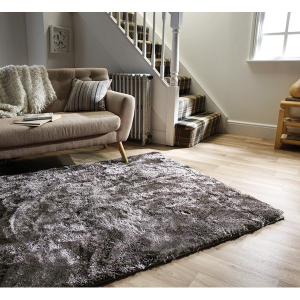 Šedý koberec Flair Rugs Serenity Silver, 120 x 170 cm-image-3