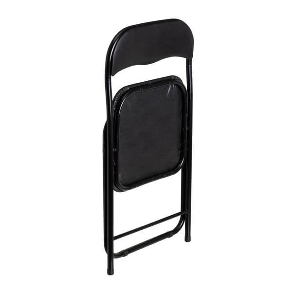 Must kunstnahast kokkuklapitav söögitool - Casa Selección-image-2