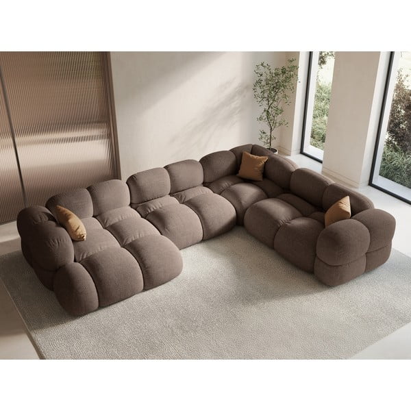  Pruun nurgadiivan (parem nurk/U-kujuline) Loretto – Cosmopolitan Design-image-1