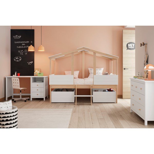 Valged sahtlid lastevoodi alla 2 tk Parma - Marckeric-image-1