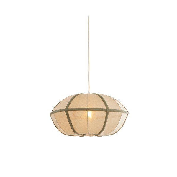 Kreemikas ripplamp kangast varjuga Mirelys - Light & Living-image-2