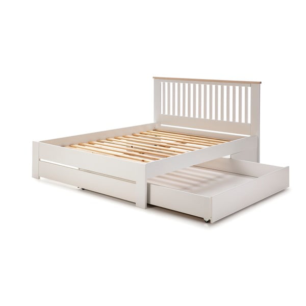 Valge sahtel voodi alla 137 x 147 cm Enara - Marckeric-image-4