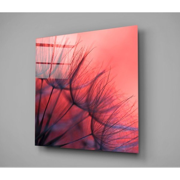 Klaasimaal, 40 x 40 cm Red Dandelion - Insigne-image-3