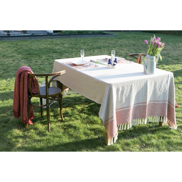 Beežikas-pruun puuvillane laudlina , 250 x 150 cm - Tiseco Home Studio-image-1