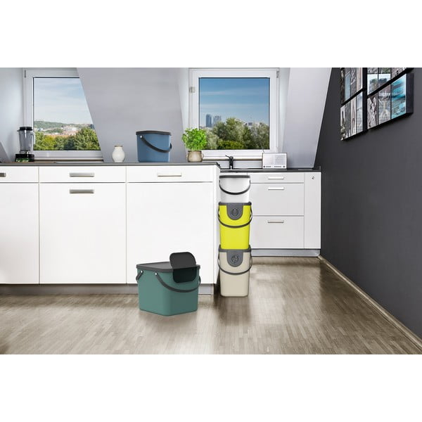 Ringlussevõetud plastist prügikast 40 l Albula - Rotho-image-1