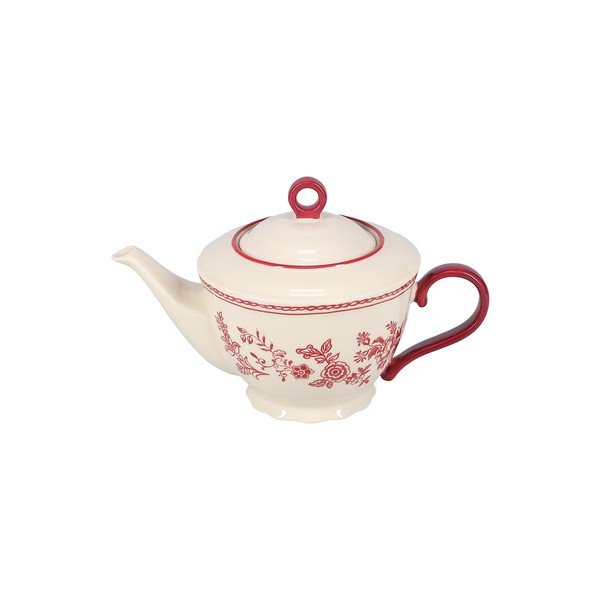 Burgundia/elevandiluust portselanist teekann 920 ml Cyril - S|P Collection-image-2