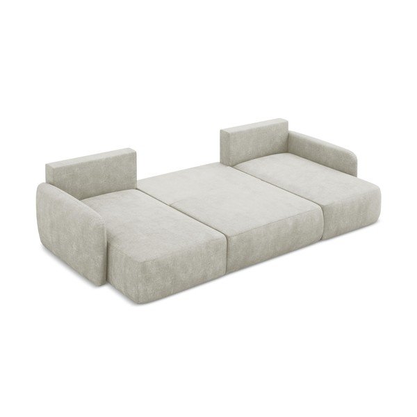 Kreem panipaigaga šenillist nurgadiivanvoodi (U-kujuline) Lilo - Makamii-image-4