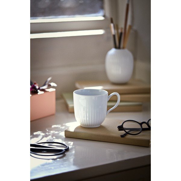 Valge portselanist kruus 250 ml Hammershøi - Kähler Design-image-1