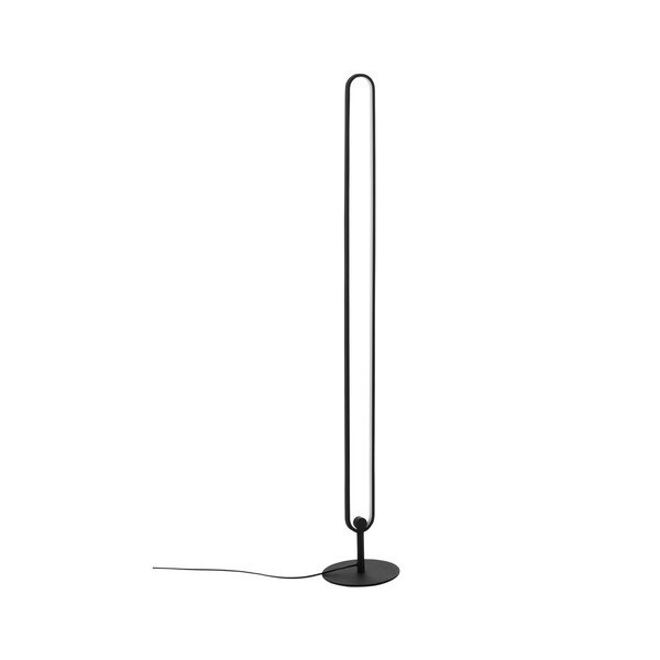 Matt must metallist LED-põrandalamp hämardatav (kõrgus 130 cm) Loop - Ellos Home