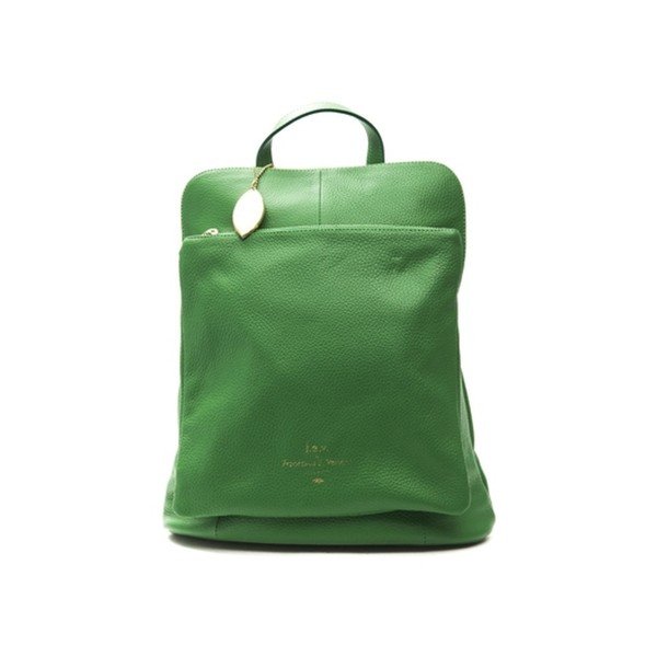 Zelený kožený dámský batoh f.e.v. by Francesca E. Versace Ramona-image-4