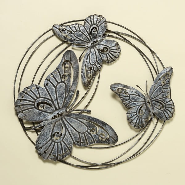 Nástěnná dekorace Butterflies, 58 cm