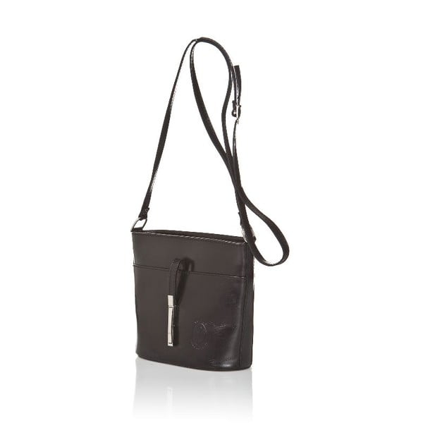 Must nahast käekott Severina - Markese-image-2