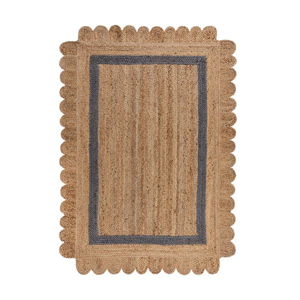 Hall käsitsi kootud džuudist vaip 160x230 cm Grace Grey - Flair Rugs