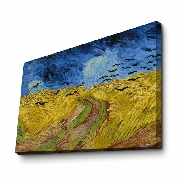Nástěnná reprodukce na plátně Van Gogh, 100 x 70 cm