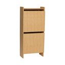 Hingedega kingariiul tammepuust naturaalses värvitoonis 50x110x24 cm Forma - Hübsch