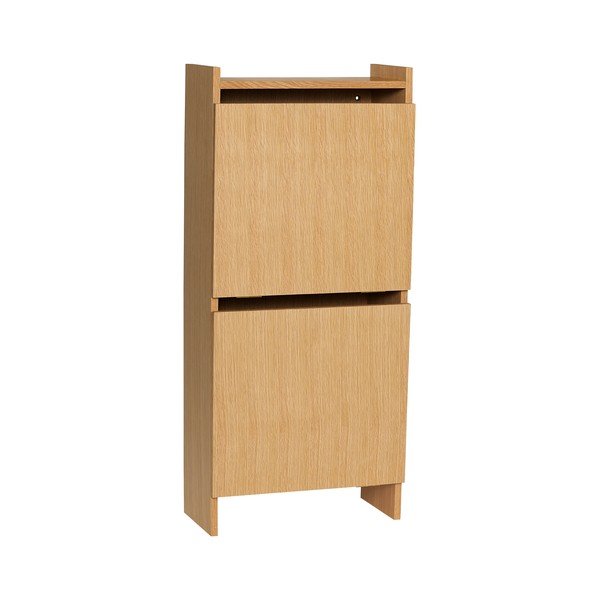 Hingedega kingariiul tammepuust naturaalses värvitoonis 50x110x24 cm Forma - Hübsch