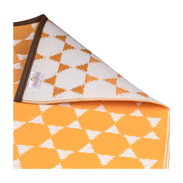 Oranž õuevaip Hexagon, 90 x 150 cm - Green Decore-image-4