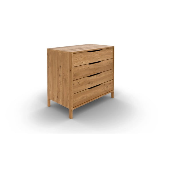 Tammepuidust madal kummut 95x80 cm Twig - The Beds-image-2