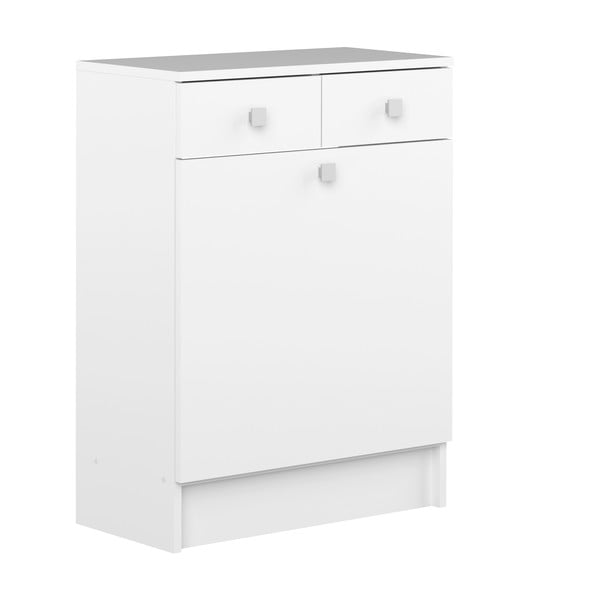 Valge madal vannitoakapp 60x82 cm Combi - TemaHome-image-2