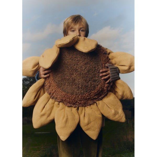 Puuvillane laste padi 90x90 cm Sunflower - Lorena Canals-image-4