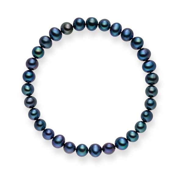 Perlový náramek Nova Pearls Copenhagen Cecile Blue