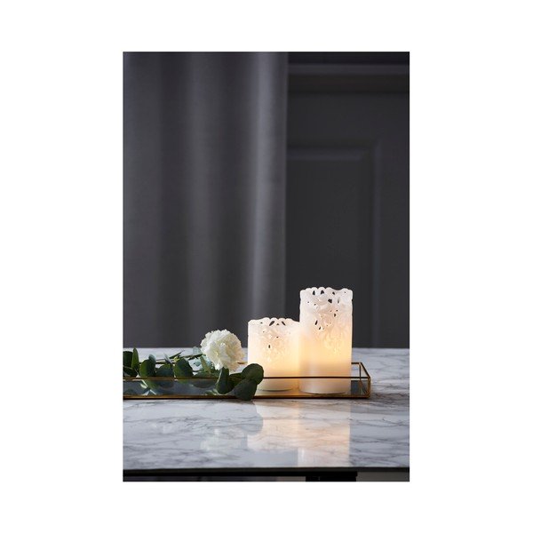 Valge vahast LED küünal, kõrgus 15 cm Clary - Star Trading-image-2