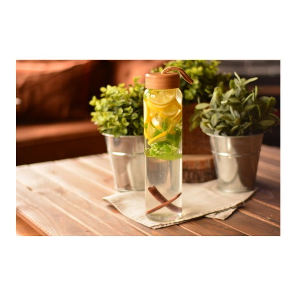 Bambuskorgiga klaaspudel, 500 ml Diem - Bambum-image-2