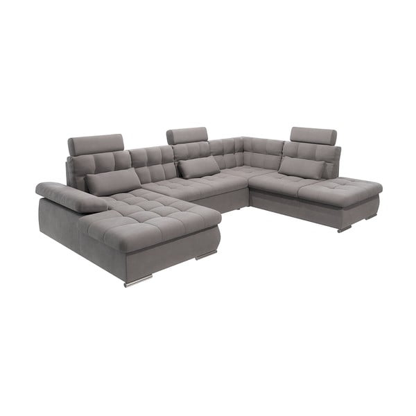 Hall panipaigaga nurgadiivanvoodi (parem nurk/U-kujuline) Merkur - Ropez