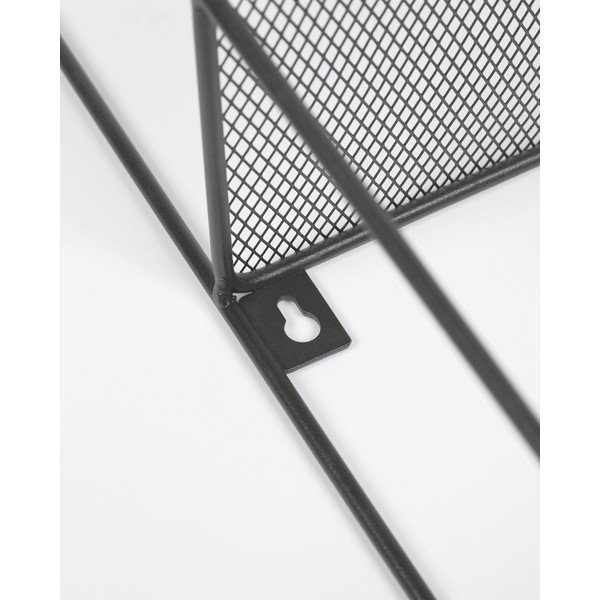 Must metallist raamaturiiul , 42 x 60 cm Veneranda - Kave Home-image-1