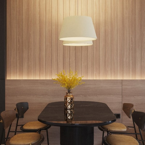 Valge rippvalgusti ø 45 cm Zafina - Sollux-image-4