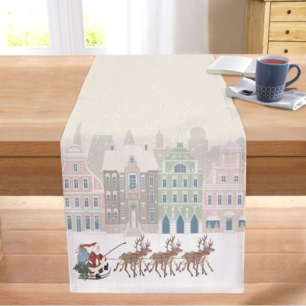 Jõulumotiividega linik 45x140 cm - Mila Home-image-1