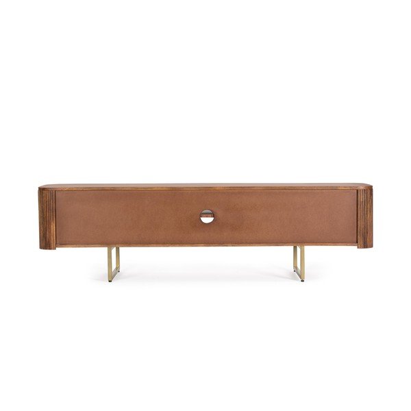 Naturaalset värvi mangopuidust telerialus, 180x45x40 cm Vilas – Bizzotto-image-1