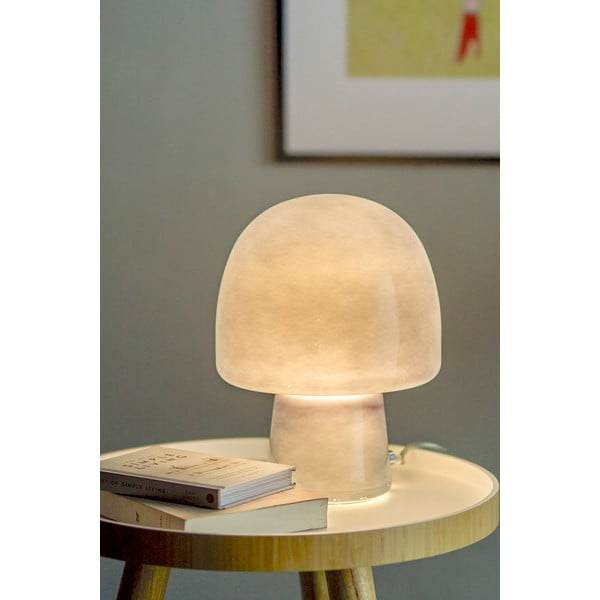 Tumesinine klaasist varjuga laualamp (kõrgus 26,5 cm) Paddy - Bloomingville-image-1