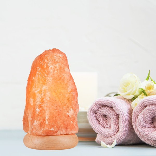 Oranž soolalamp, kõrgus 23 cm Sally - LAMKUR-image-1