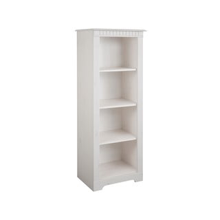 Valge männipuidust raamaturiiul 50x135 cm Cubrix - Støraa