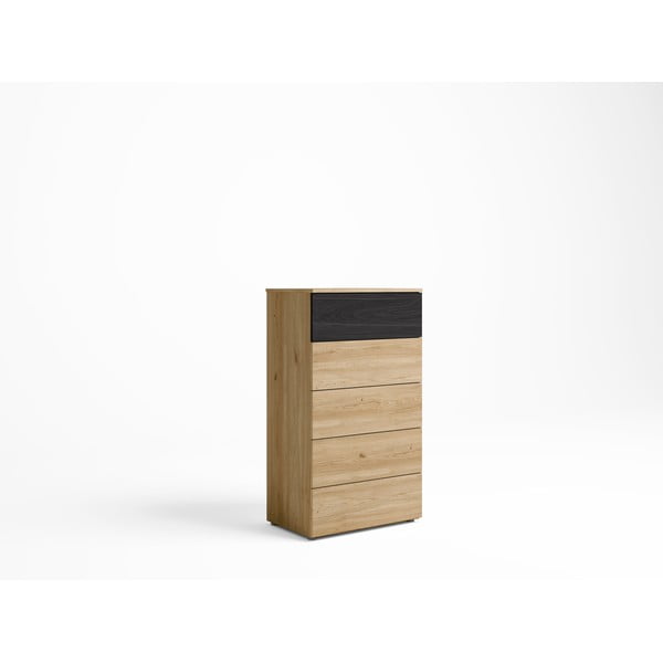Must kõrge kapp tammepuust 62x111 cm Care - Marckeric-image-1