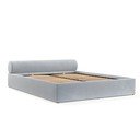 Helehall polsterdatud kaheinimesevoodi koos panipaiga ja voodipõhjaga 180x200 cm Solvo - Maison de Rêve
