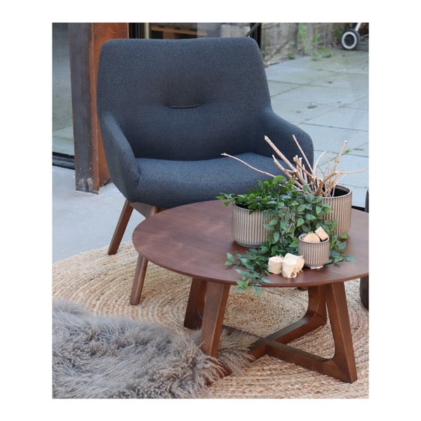 Helepruun ümmargune vaip, ø 90 cm Bombay - House Nordic-image-1