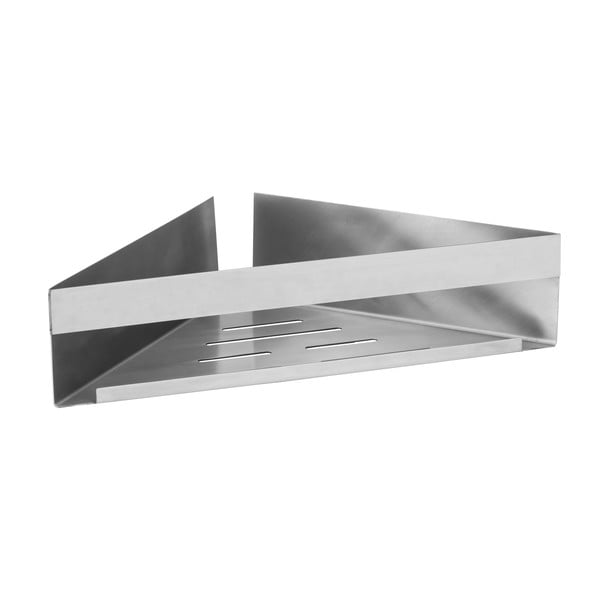 Roostevabast terasest isekandev vannitoa nurgariiul, matt hõbedane Genova - Wenko-image-1