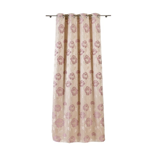 Beež kardin 140x245 cm Izolde - Mendola Fabrics-image-2