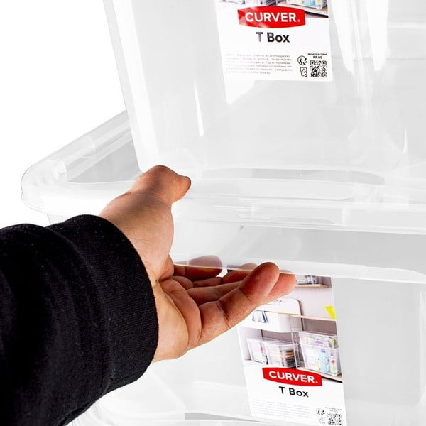 Kaanega plastist hoiukarp T box - Curver-image-3