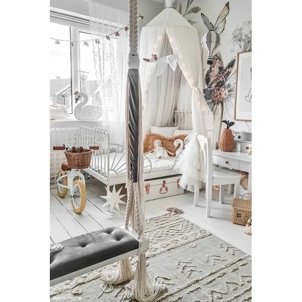 Heleroheline pestav käsitsi kootud puuvillane vaip 170x240 cm Tribu Olive - Lorena Canals-image-1