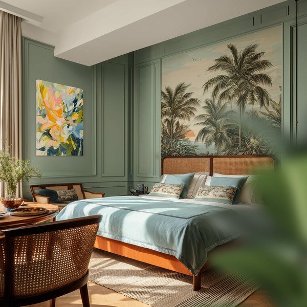 Trükitud pilt lõuendil 70x100 cm Floral Gust - Styler-image-2