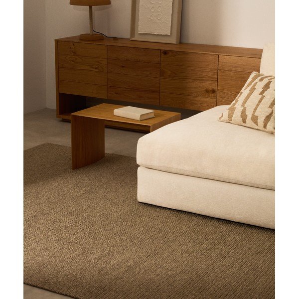 Hallikaspruun vaip 160x230 cm Galinda - Kave Home-image-1