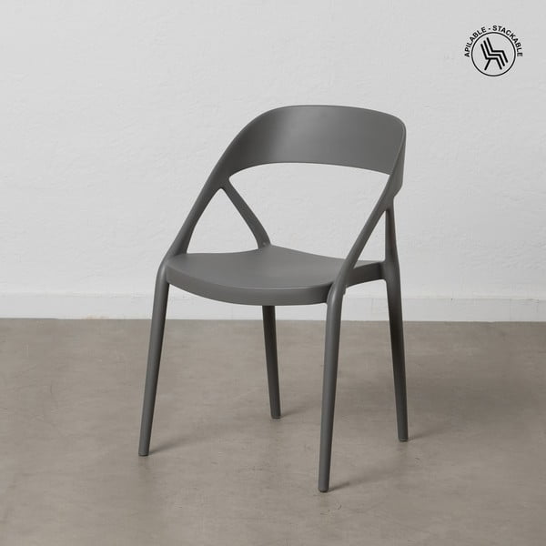 Hallid plastikust söögitoolid 2tk komplektis - Ixia-image-2